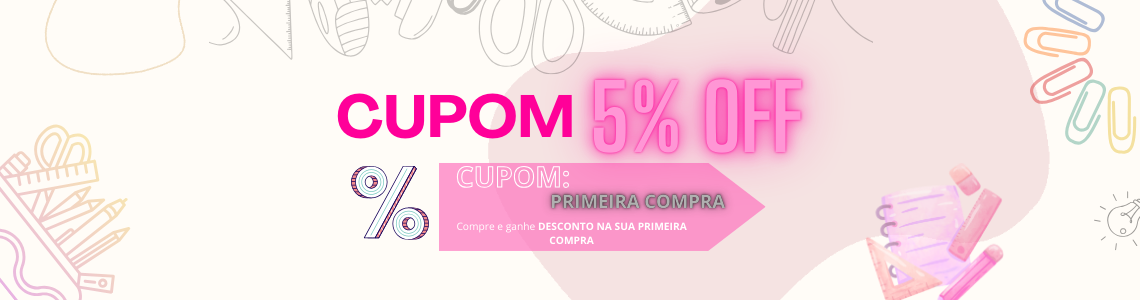 Banner cupom de desconto primeira compra