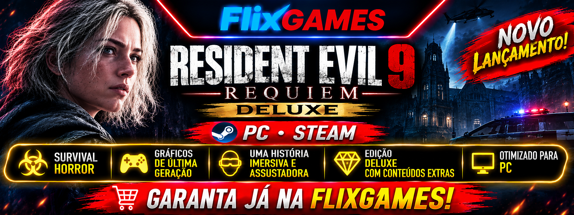 Resident Evil 9 Requiem deluxe PC steam offline