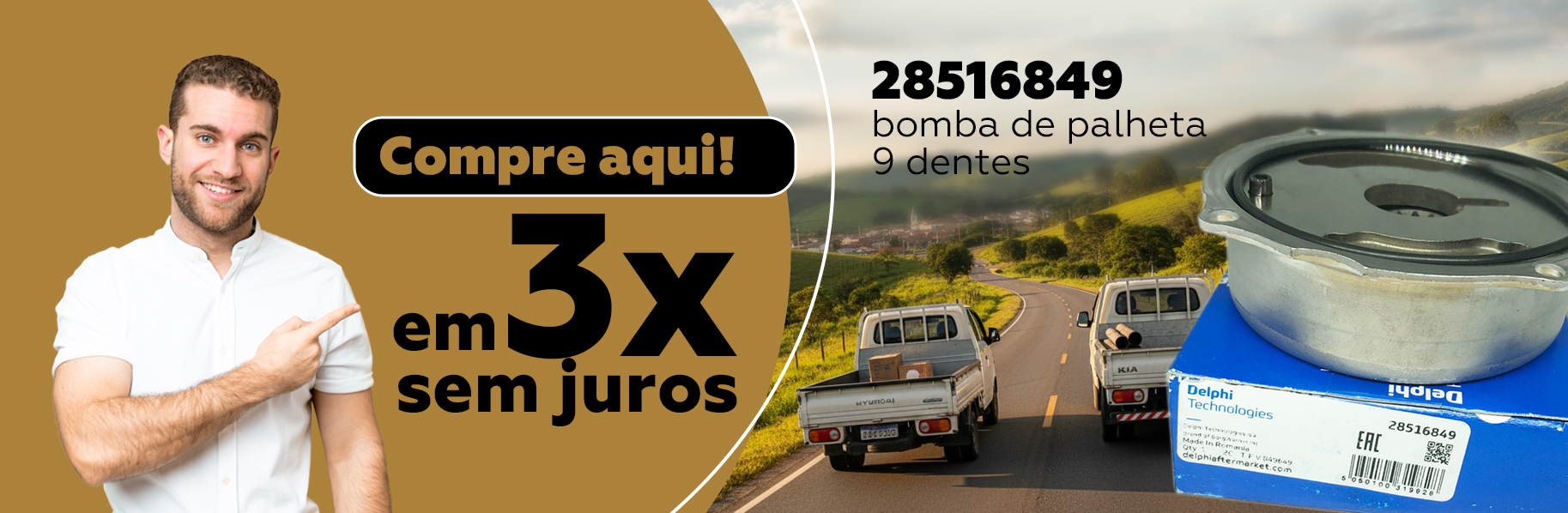 28516849 - bomba de palheta 9 dentes Delphi