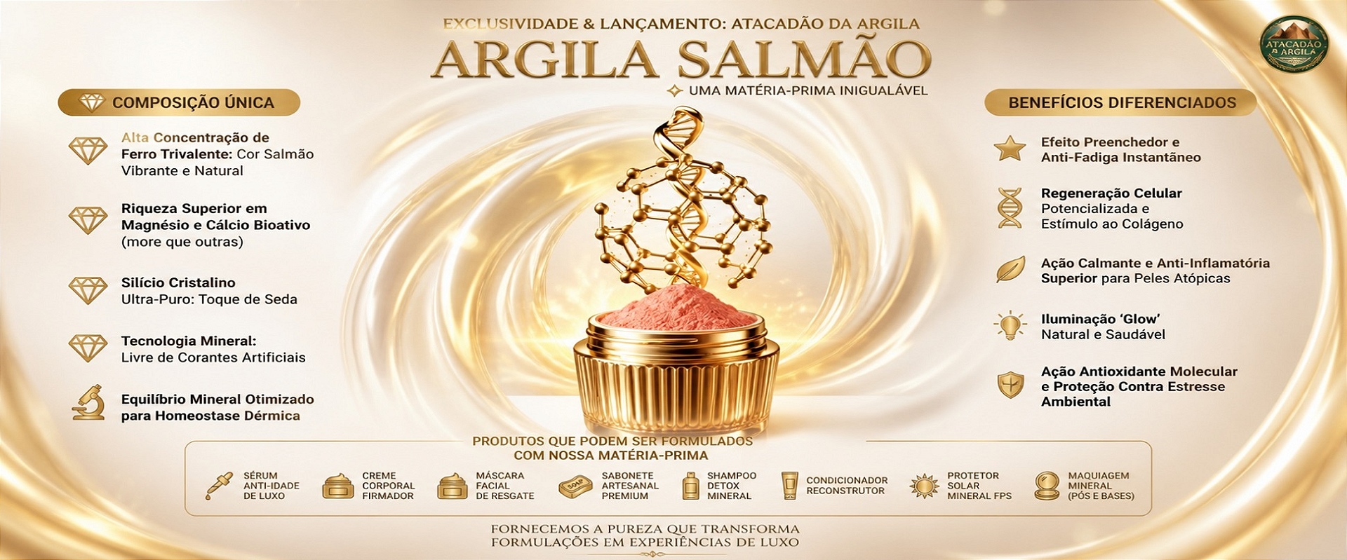 ARGILA SALMÃO LANÇAMENTO
