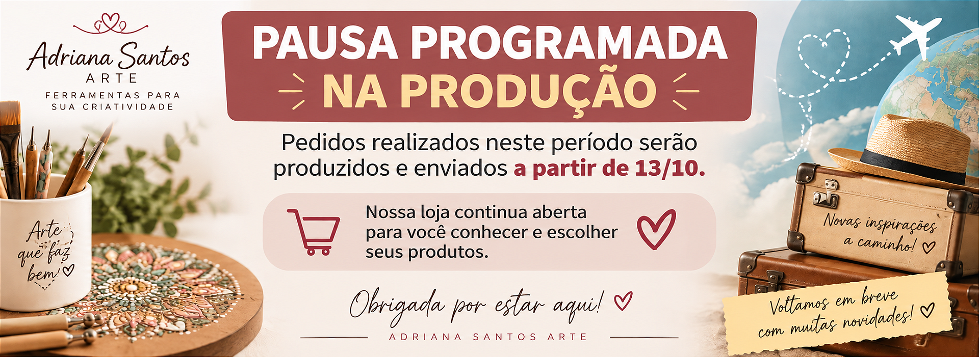 Pausa programada produção