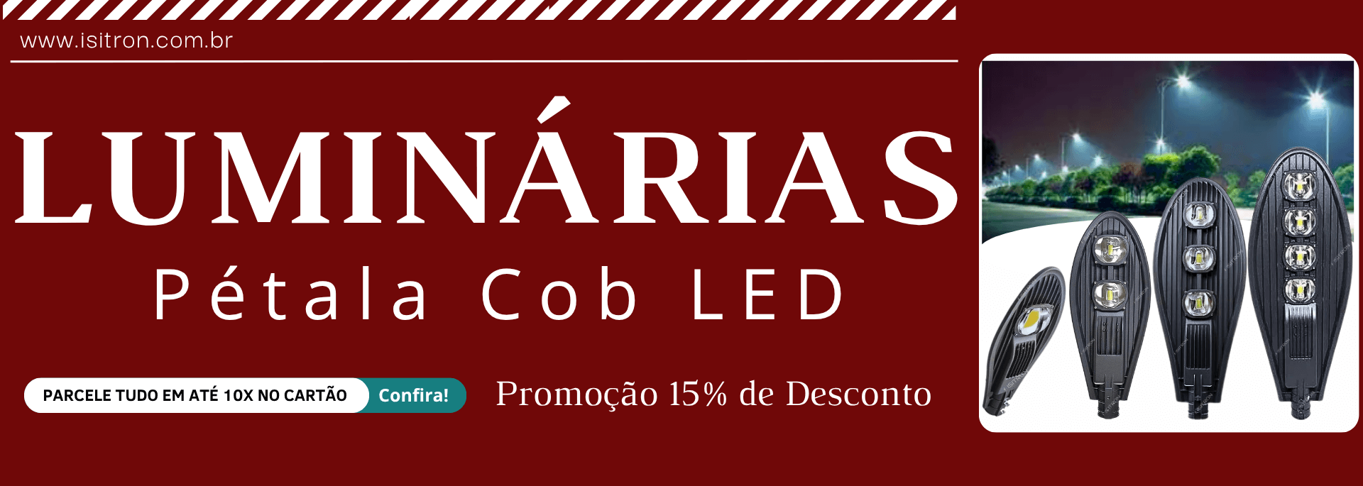 luminárias publica led Petala cob @mobile