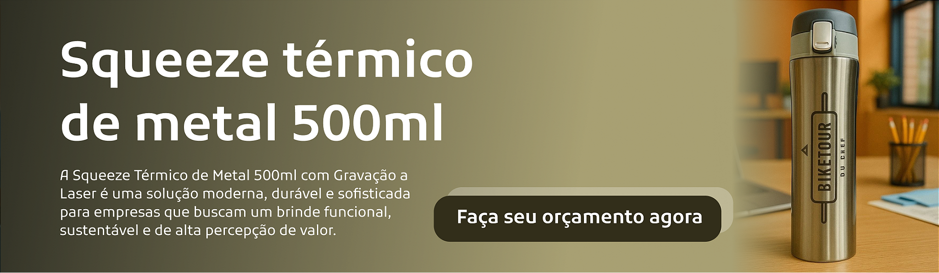 Squeeze térmico de metal 500ml