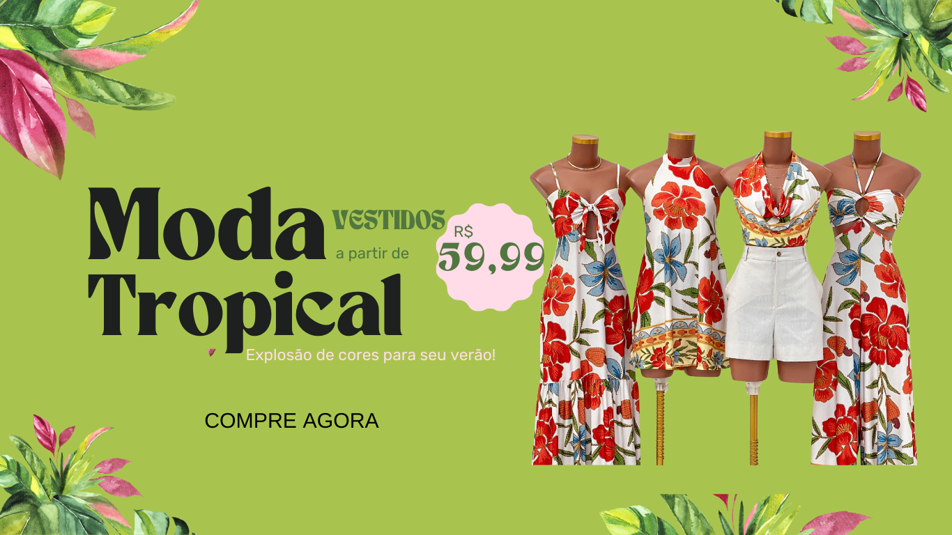 Vestidos tropicais