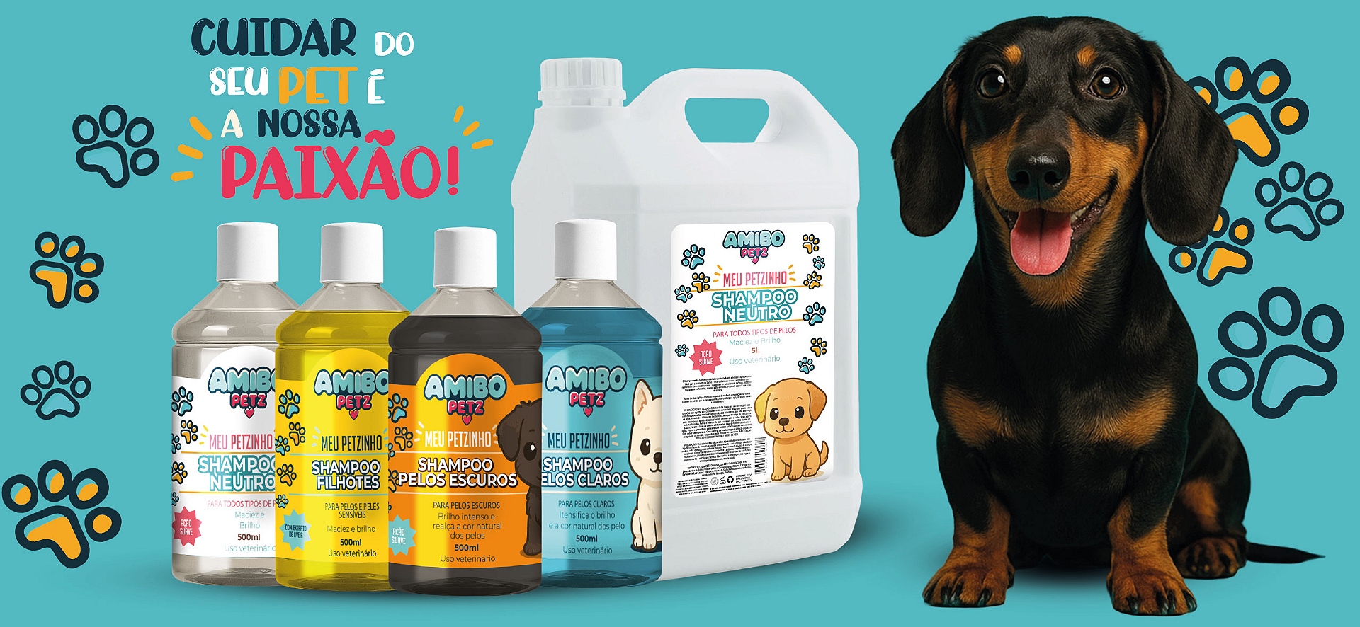 Shampoo filhotes - Meu petzinho 500ml