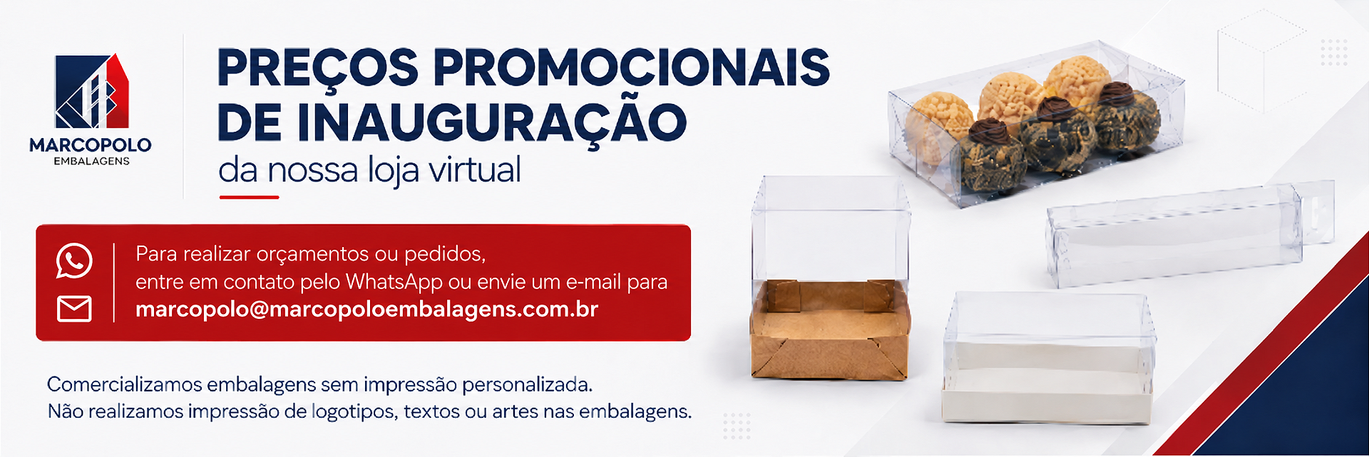 Banner Promocional Contatos