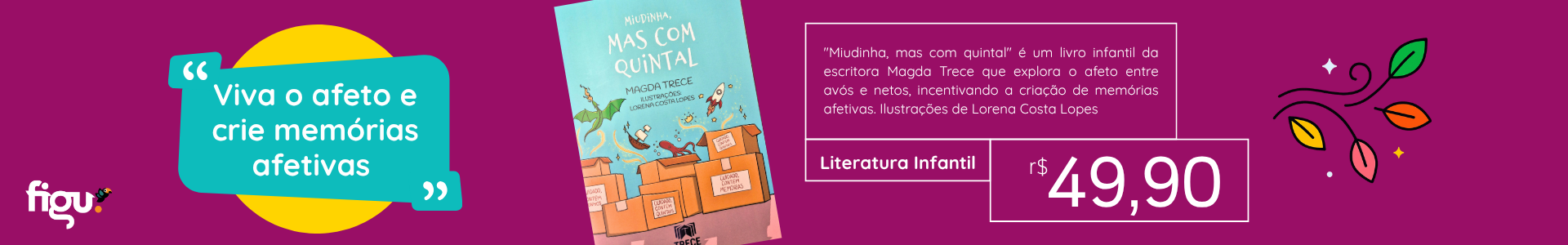 Miudinha, mas com quintal