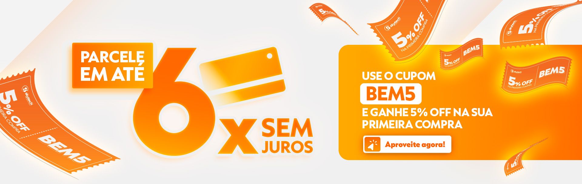 Cupom 6x Sem Juros