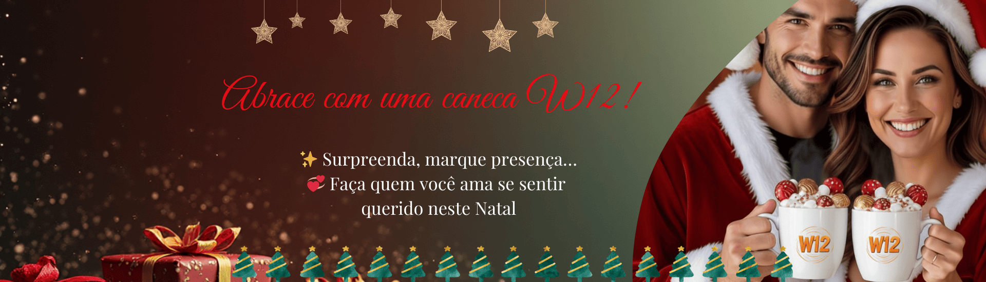 Abraçe com uma caneca w12