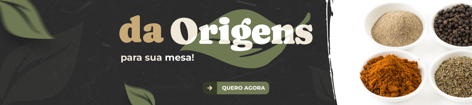 Da Origens para sua mesa