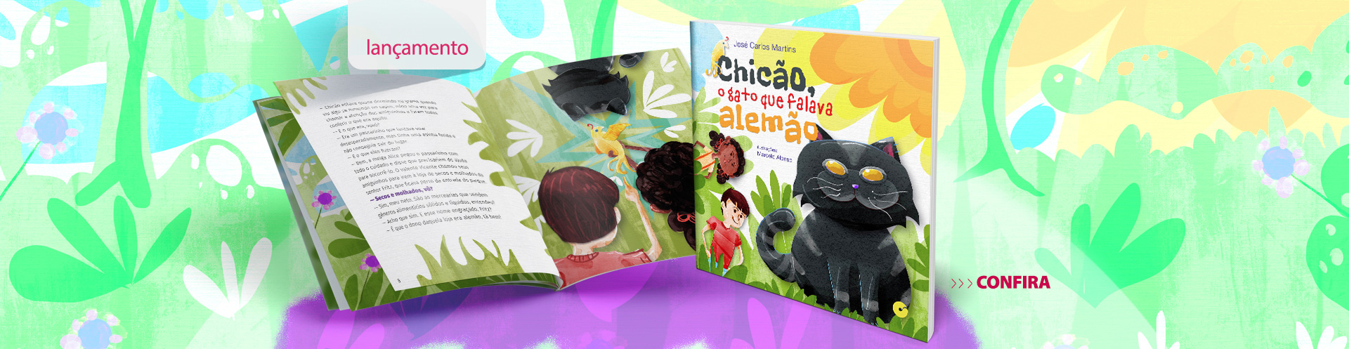 Chicão, o gato que falava alemão - Lançamento