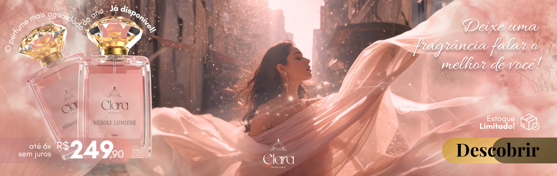 LANÇAMENTO Perfume Néroli Lumière 100ml (Ref. Olfativa - Prada Paradoxe) - Clara Parfums
