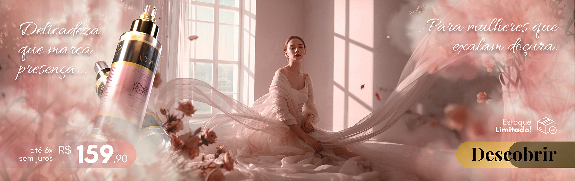 Body Splash Rosée Blush 200ml (Ref. Olfativa Good Girl Blush) – Clara Parfums