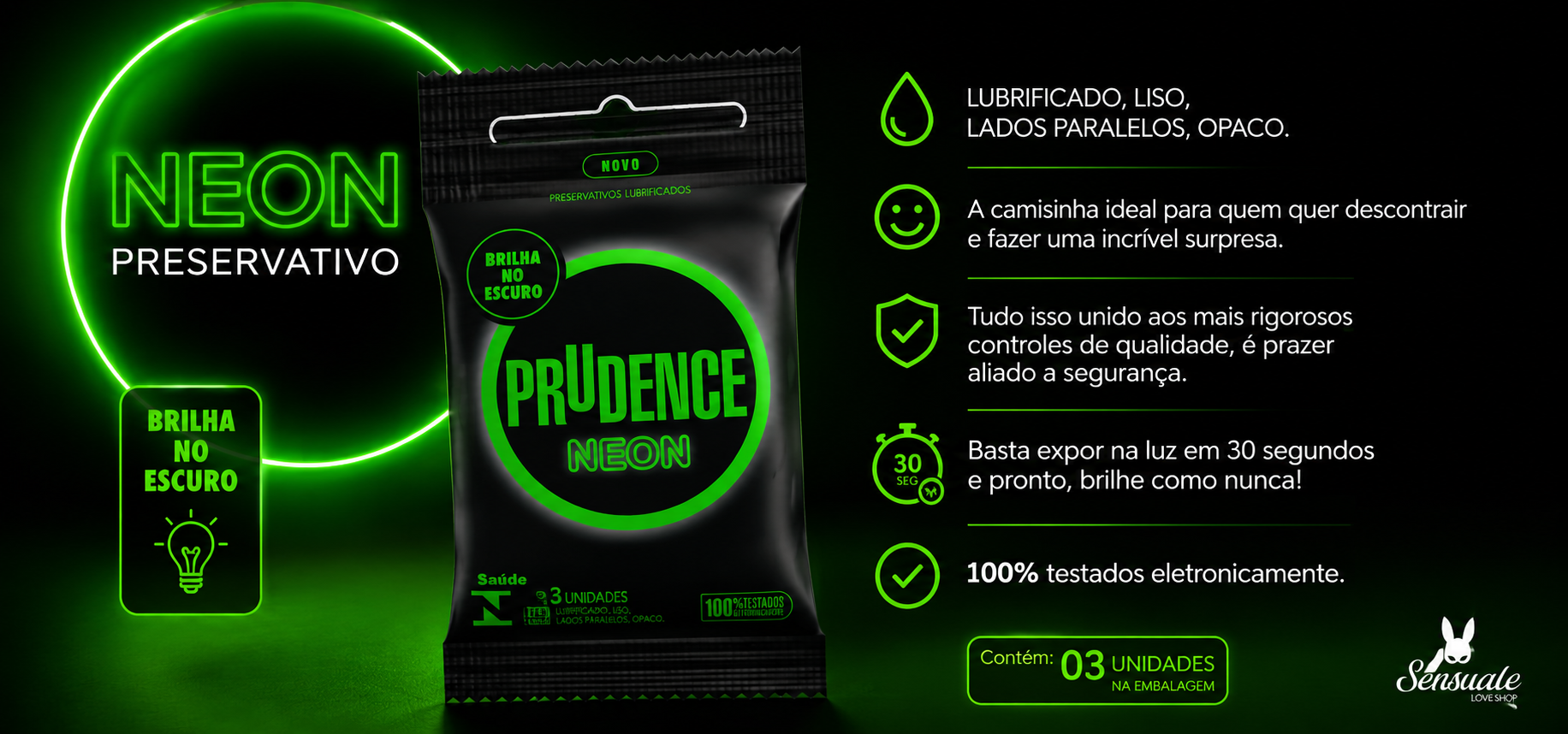 preservativo neon