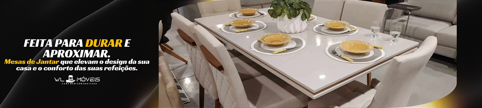 Mesas de Jantar - Full Banner 1