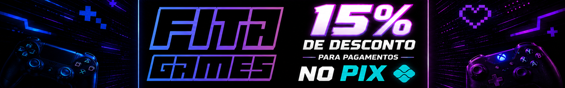 Full banner 15% no pix