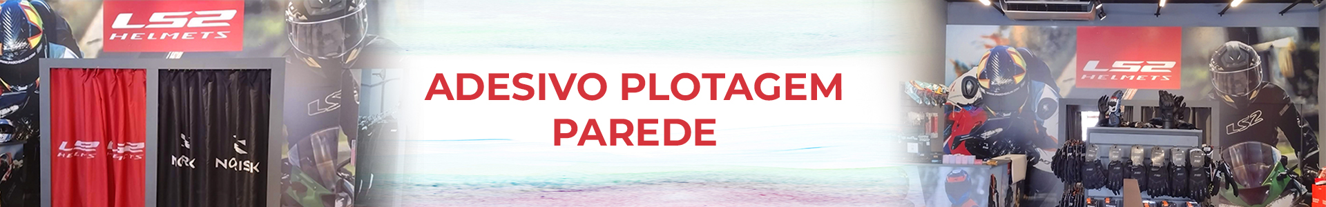 adesivo plotagem parede