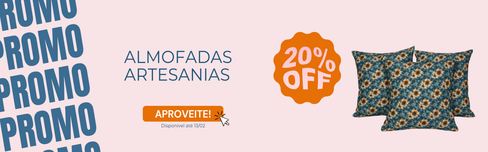 Almofadas artesanais