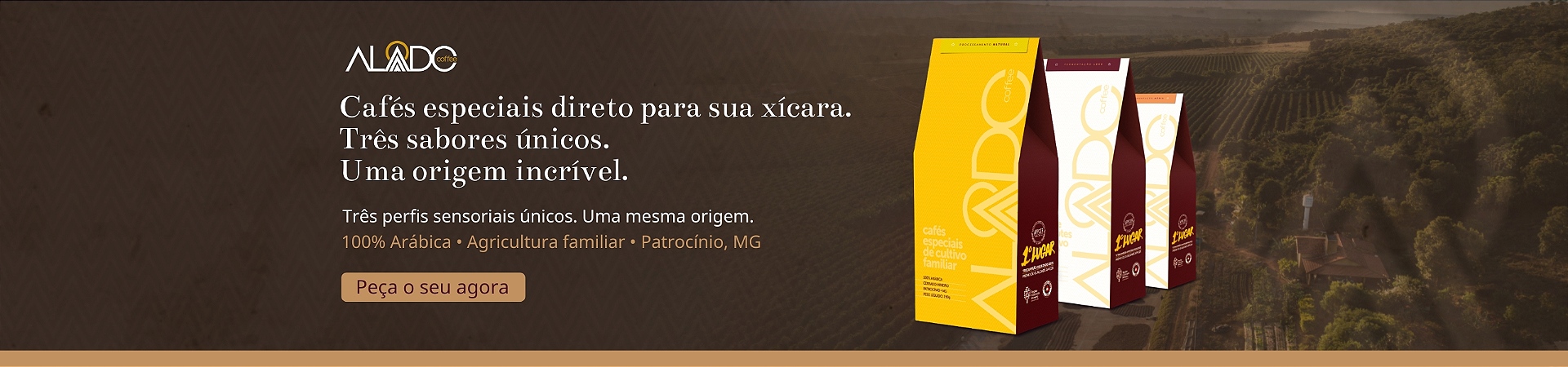Cafés especiais direto para a sua xícara