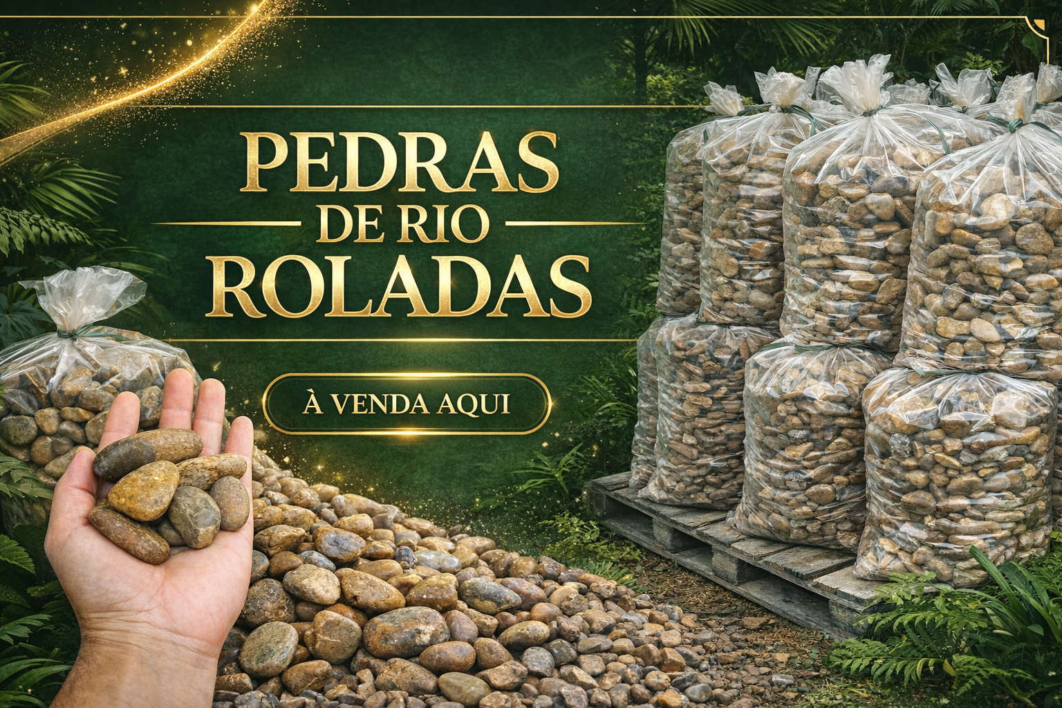 Seixo de Rio Marrom N2