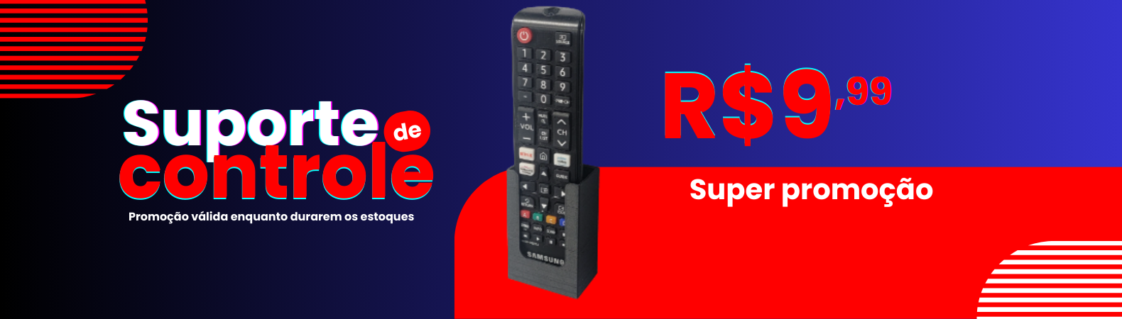 Suporte de controle remoto