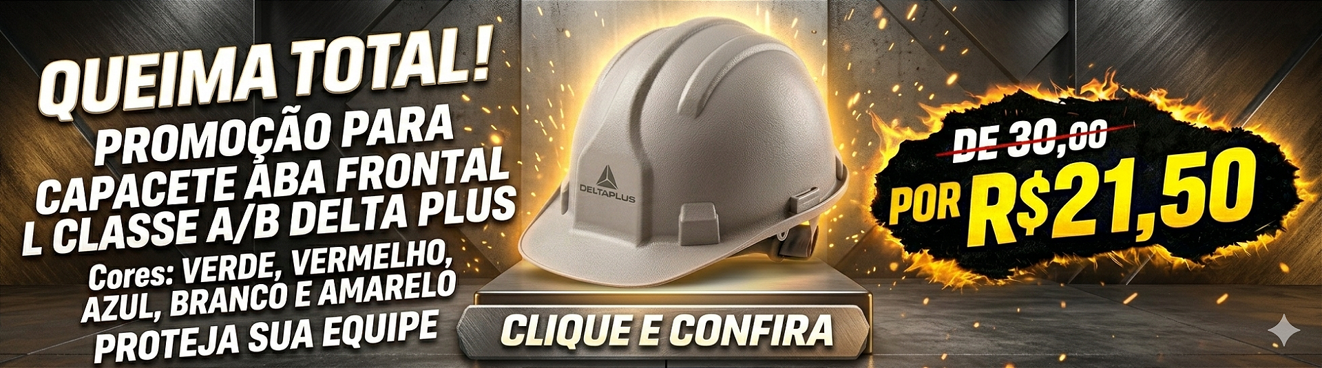 banner capacete