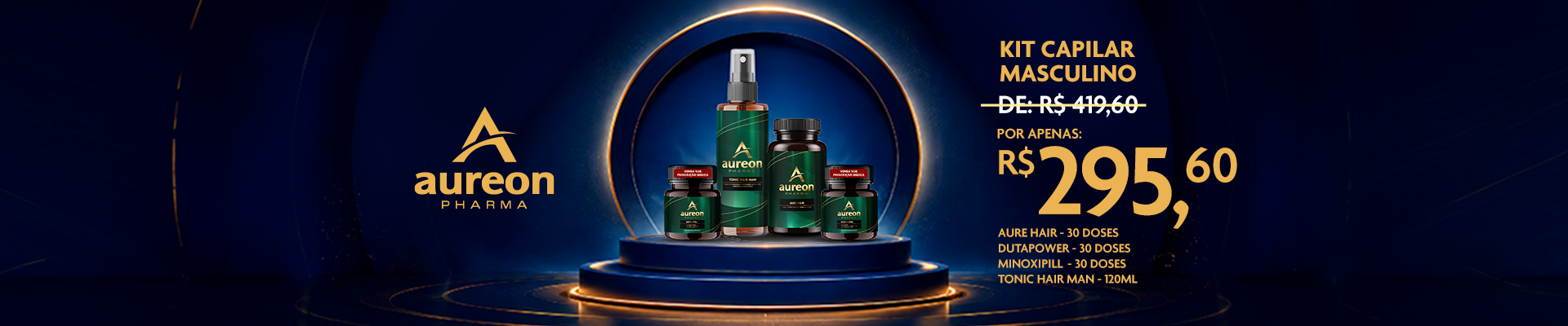 Banner kit capilar masculino
