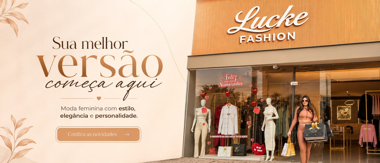 Banner frente da loja