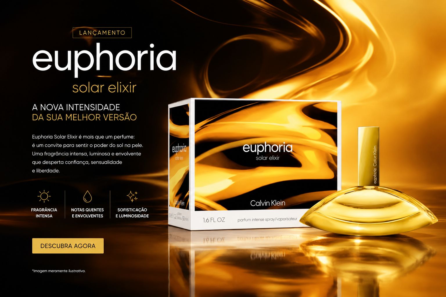 Lançamrnto Euphoria Solar Elixir