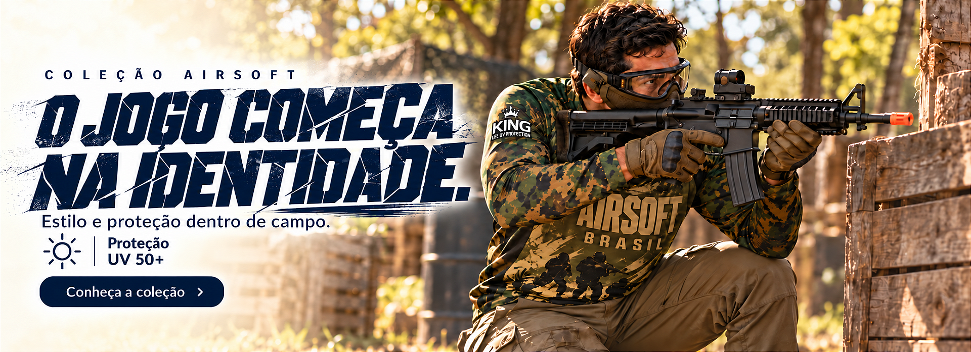 Coleção Airsoft_ Estilo e Proteção