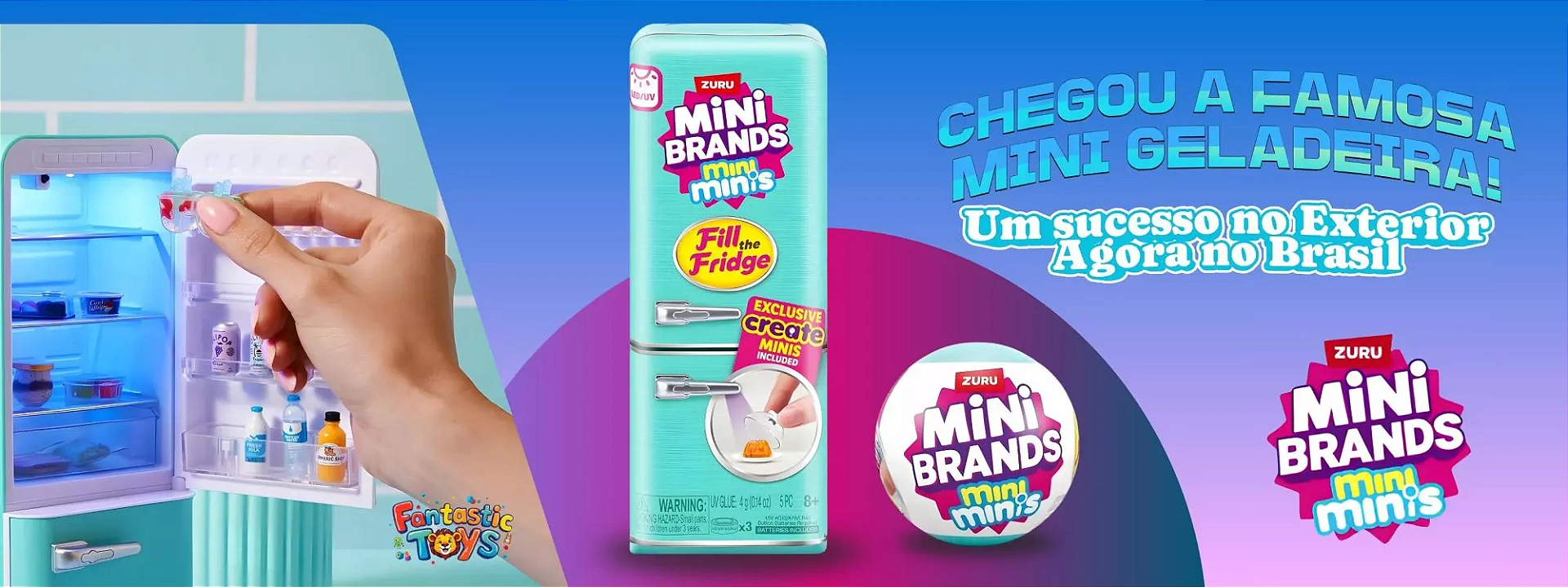 Banner Mini Geladeira Fill The Fridge