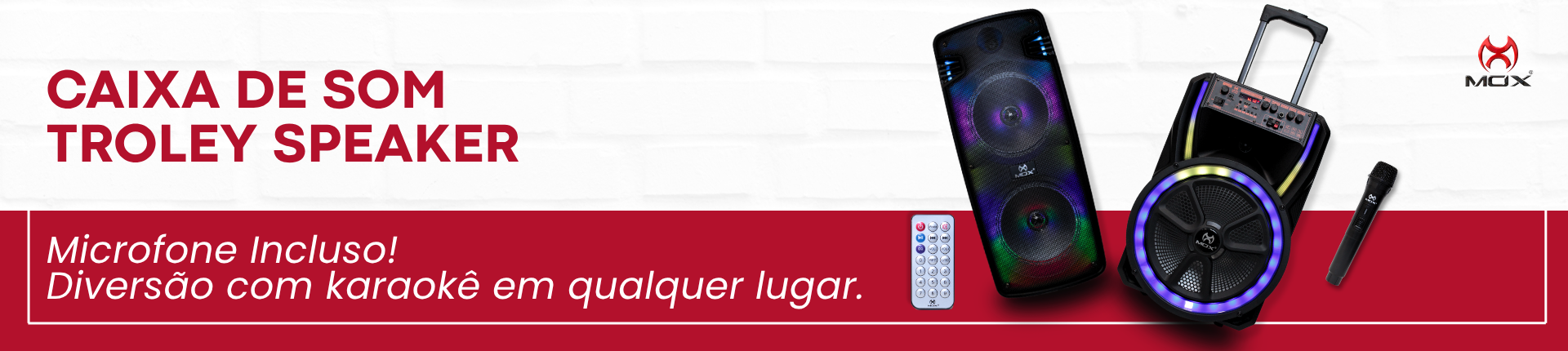 Caixa de Som Troley Speaker
