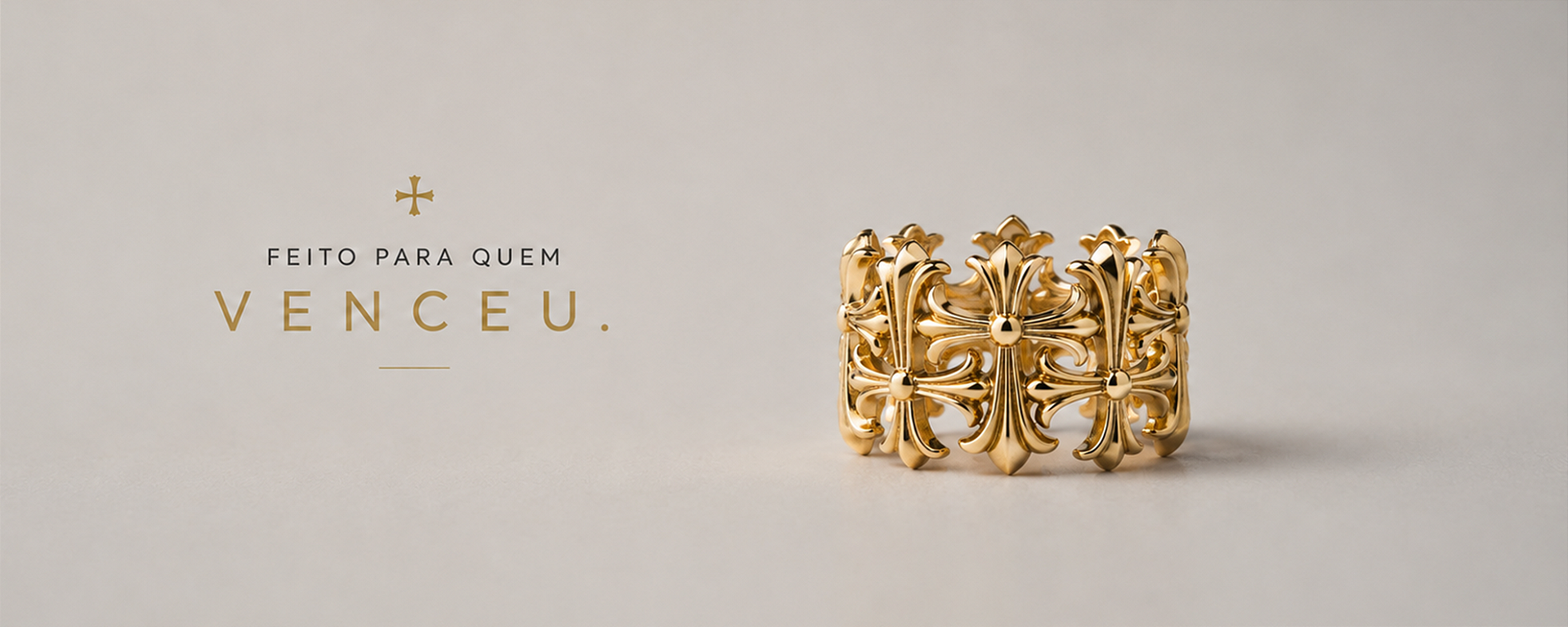 Anel Chrome Ouro