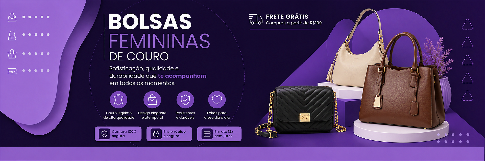 Bolsas de couro