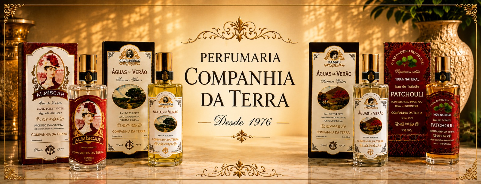 Banner Perfumes Companhia da Terra
