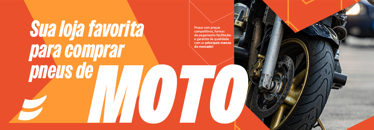 Sua loja favorita para comprar pneu de moto