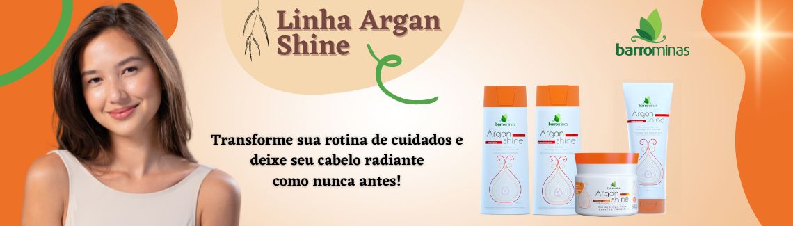 Categoria Barrominas Cabelos Danificados - Linha Argan Shine