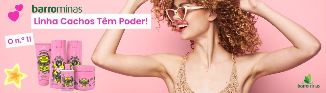 Categoria Barrominas Cabelos cacheados/crespos/afro - Linha Cachos tem poder