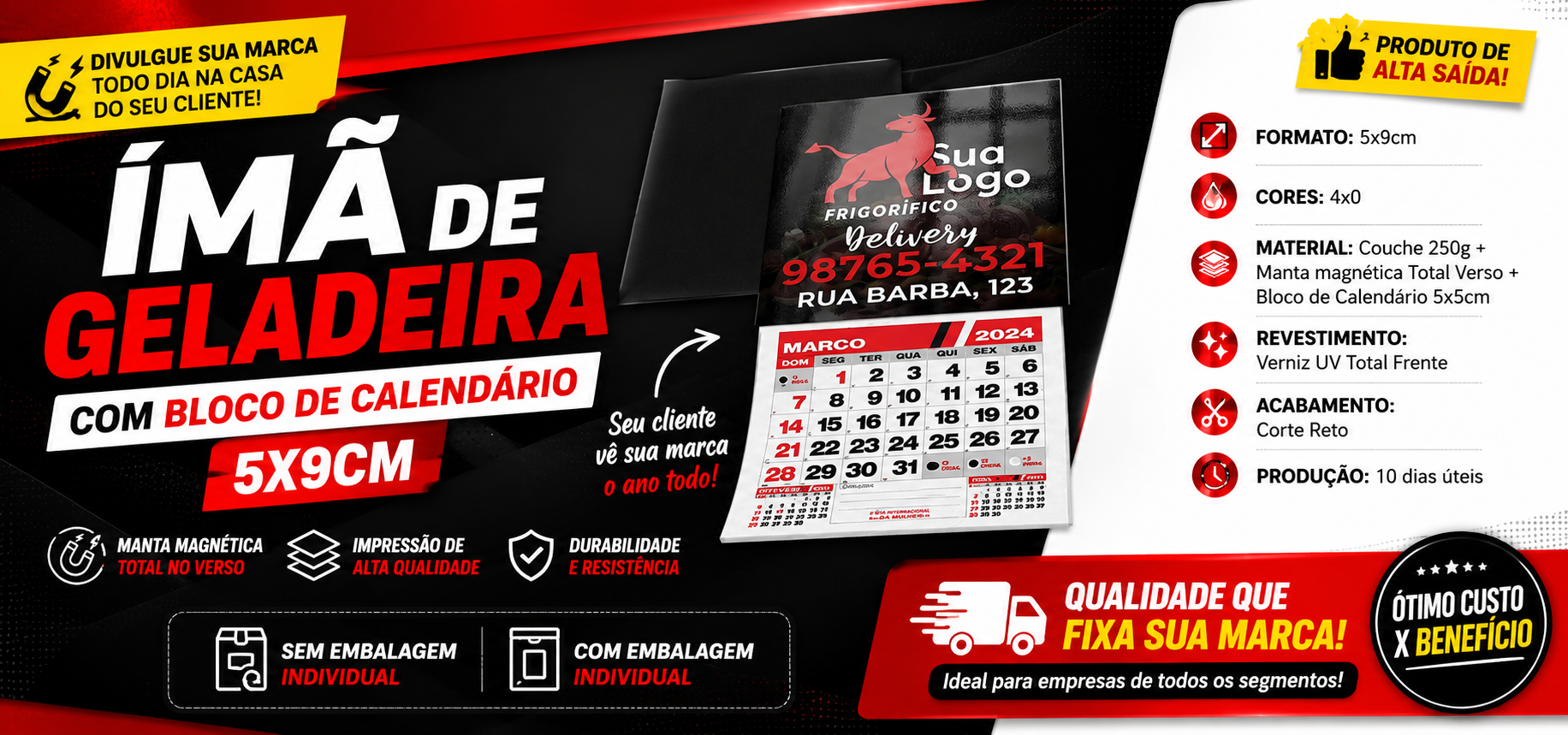 Calendario 5x9