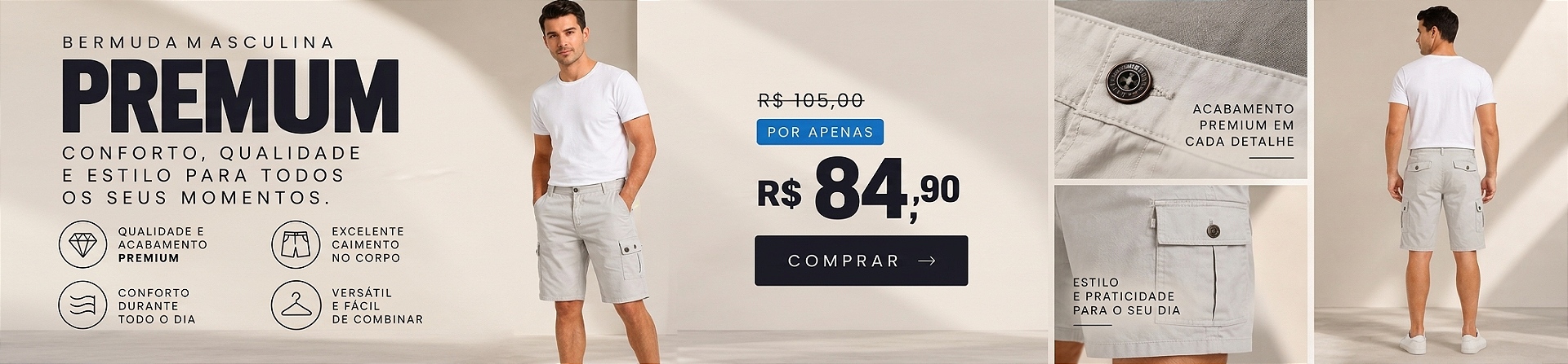 Banner Promoção Bermuda