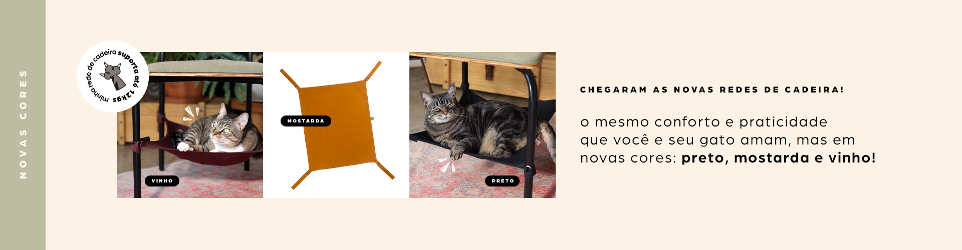 redes de cadeira - lançamento