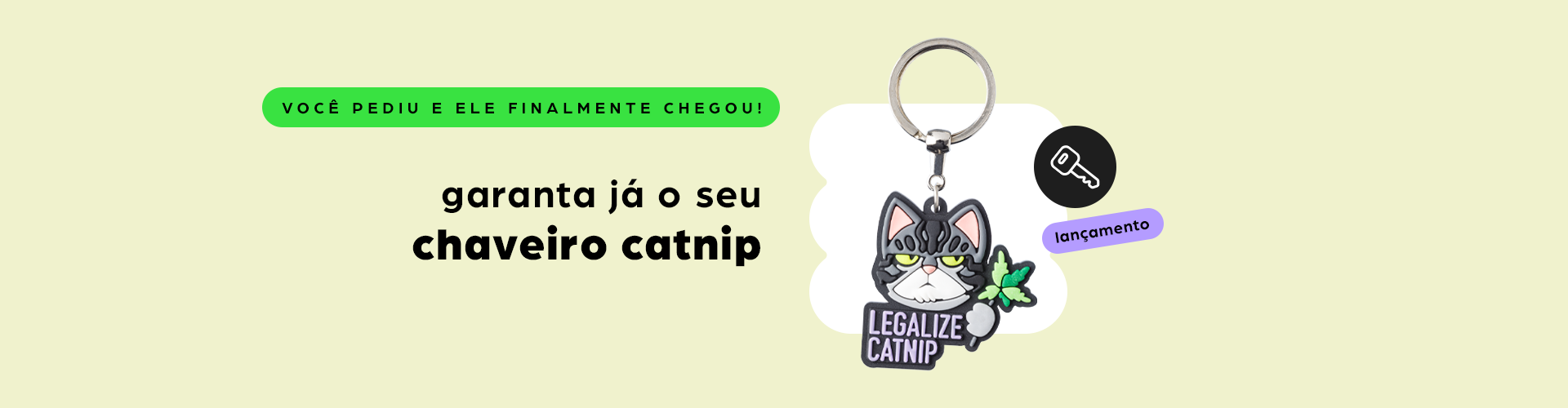 lançamento chaveiro legalize - home