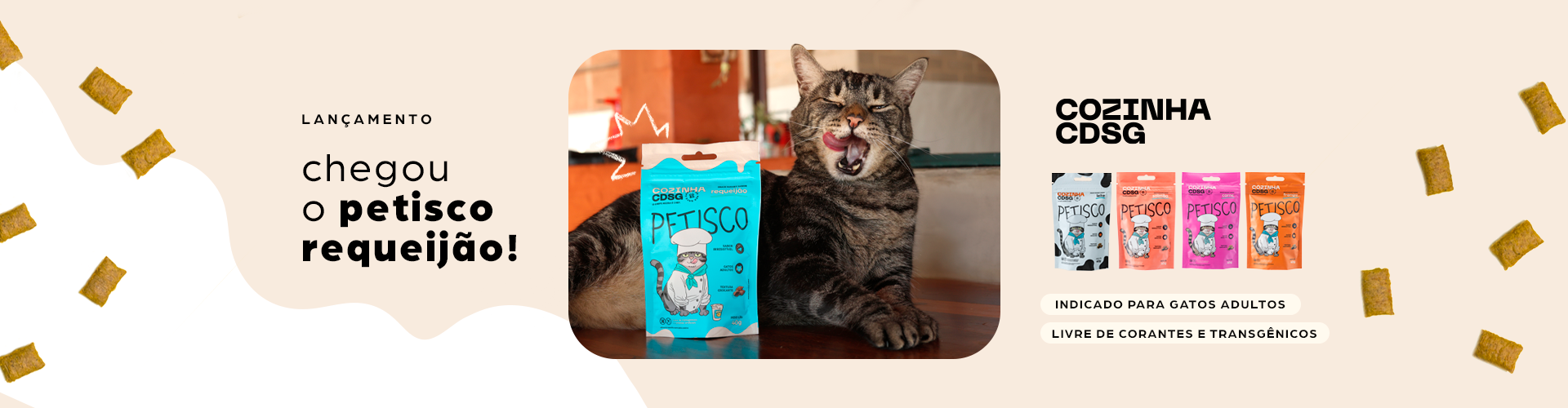 petiscos - lançamento requeijão