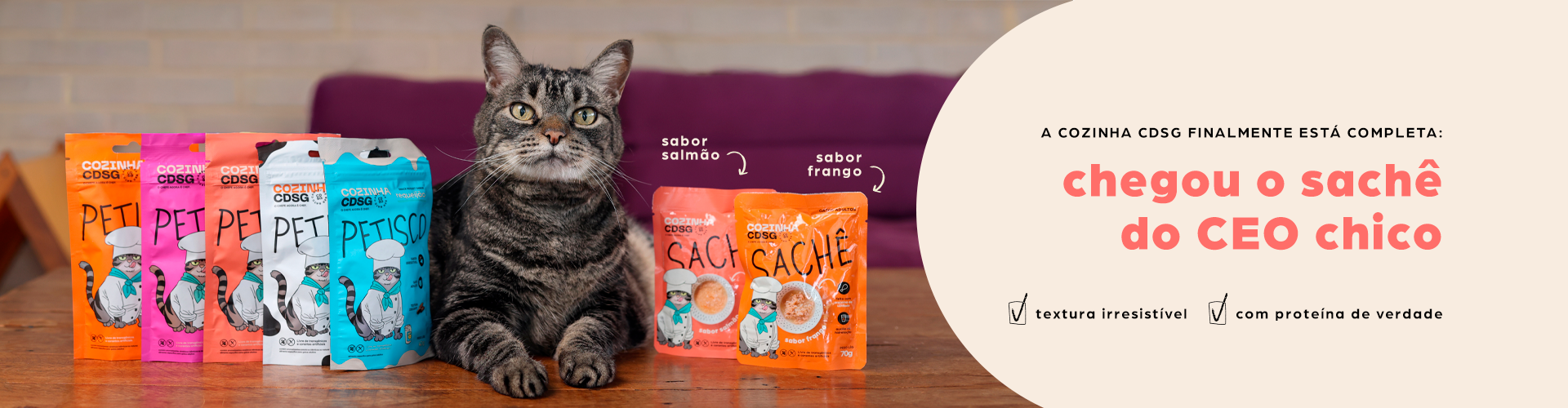 cozinha cdsg - lançamento sachê