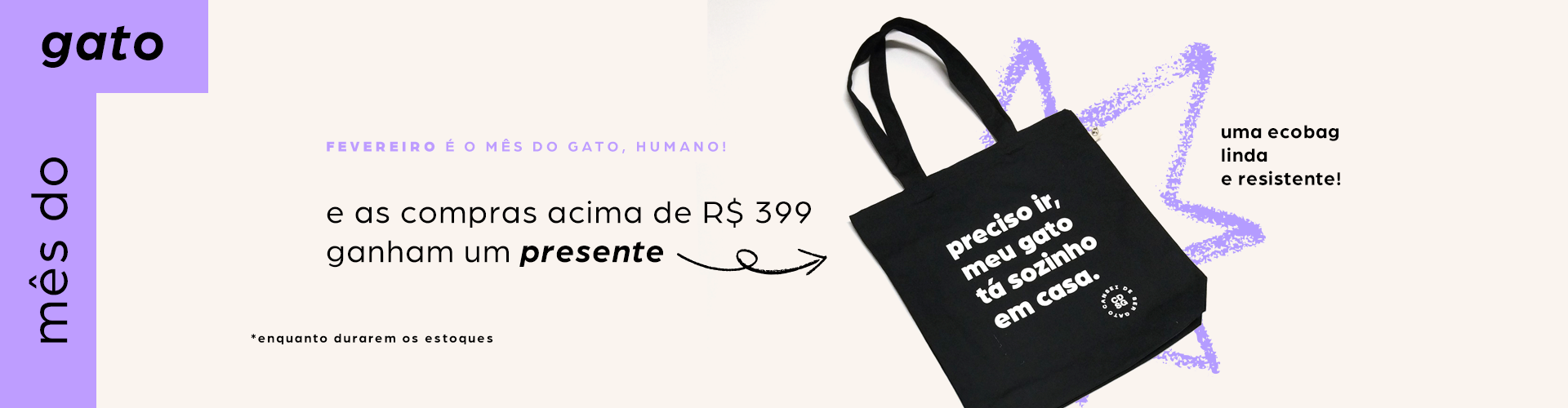 mês do gato brinde - home