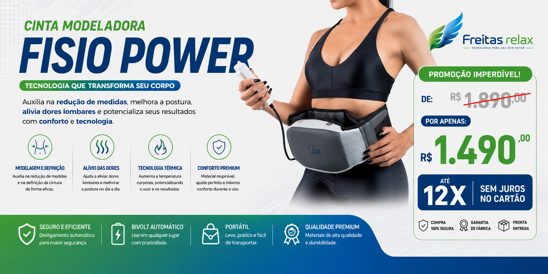 CINMTA MASSAGEADORA FISIO POWER