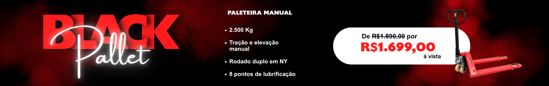 Black Pallet - Paleteira banner