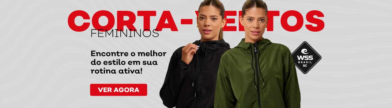 Corta vento feminino