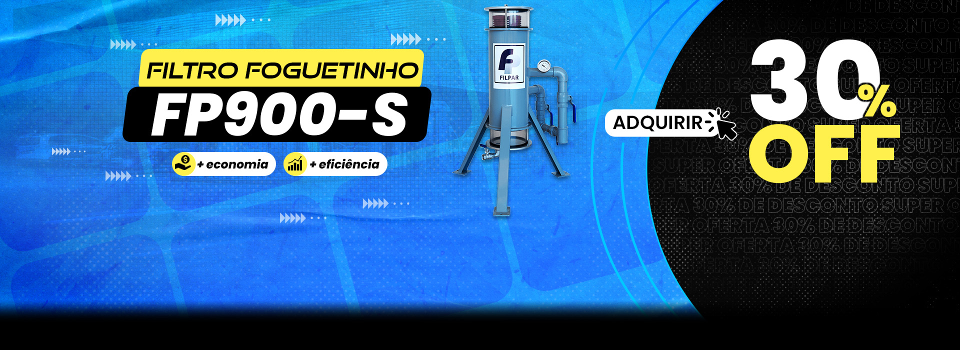 Filtro foguetinho fp900-s