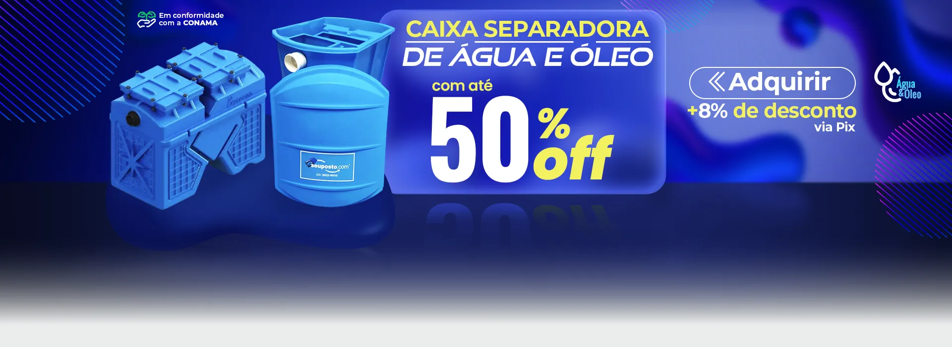 full banner caixa separadora de agua e oleo